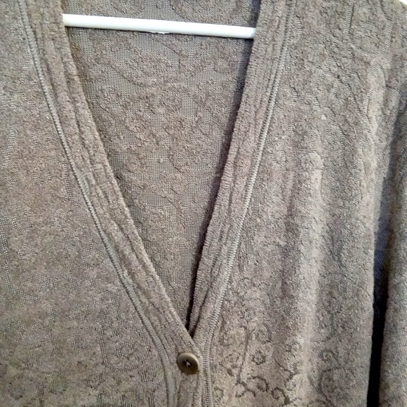 Jones New York Jacquard Terry Velour Duster - Picture 4 of 16